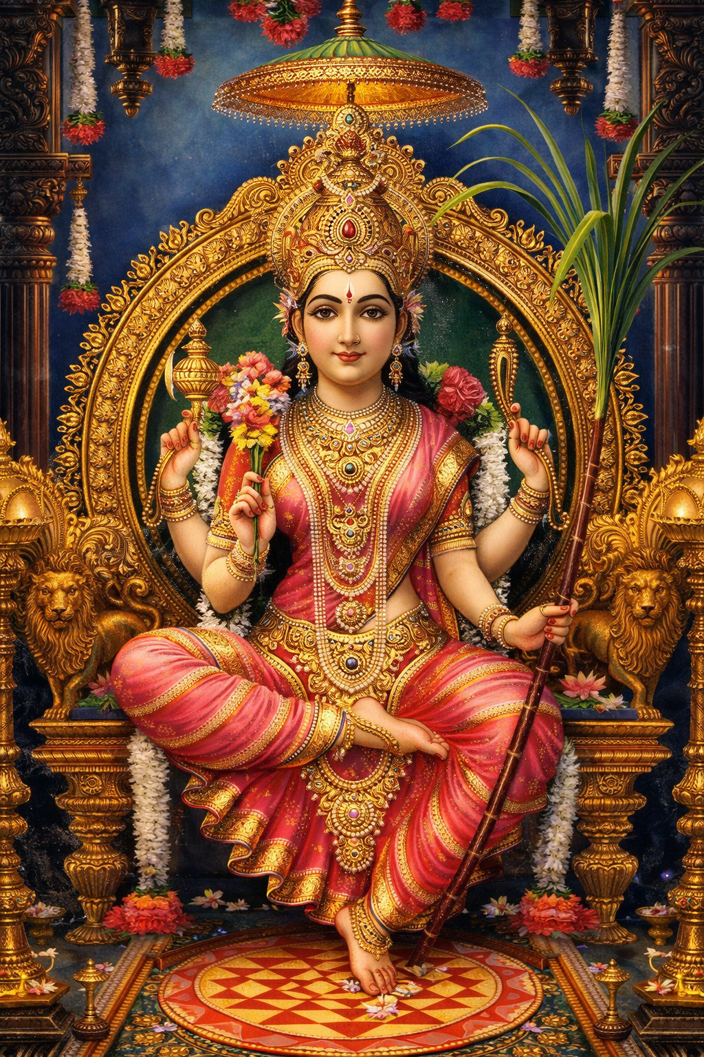 મહાદેવી નિકુંભલા સંબંધિત દૈવી રૂપચિત્ર